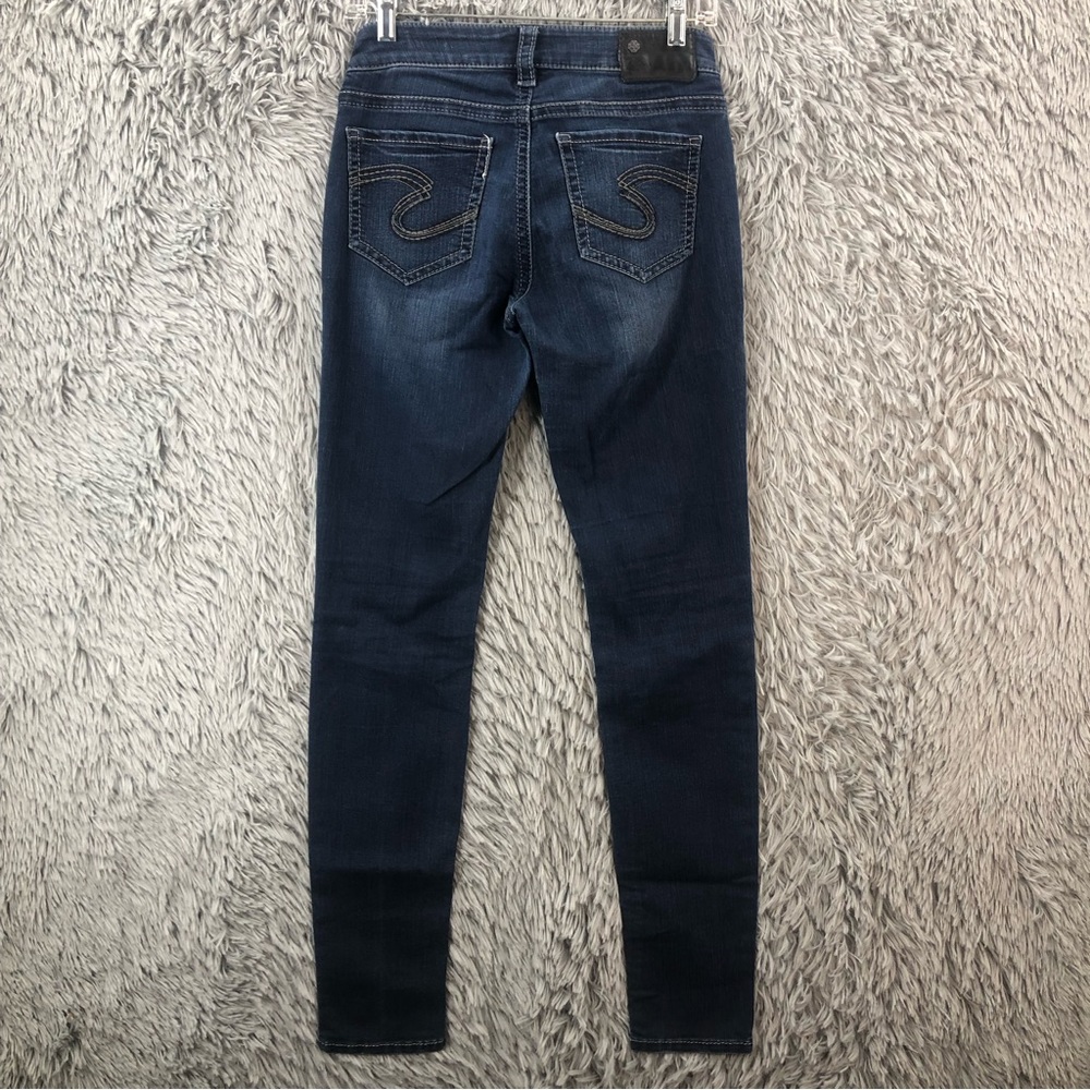 Silver Jeans Womens 27 Suki Super Stretch Mid Super Skinny Jeans